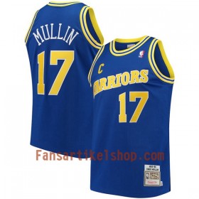 NBA Golden State Warriors Trikot Chris Mullin 17 Hardwood Classics Dunkelblau Swingman - Herren